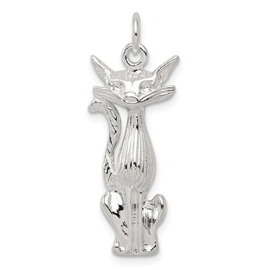 Million Charms 925 Sterling Silver Cat Charm