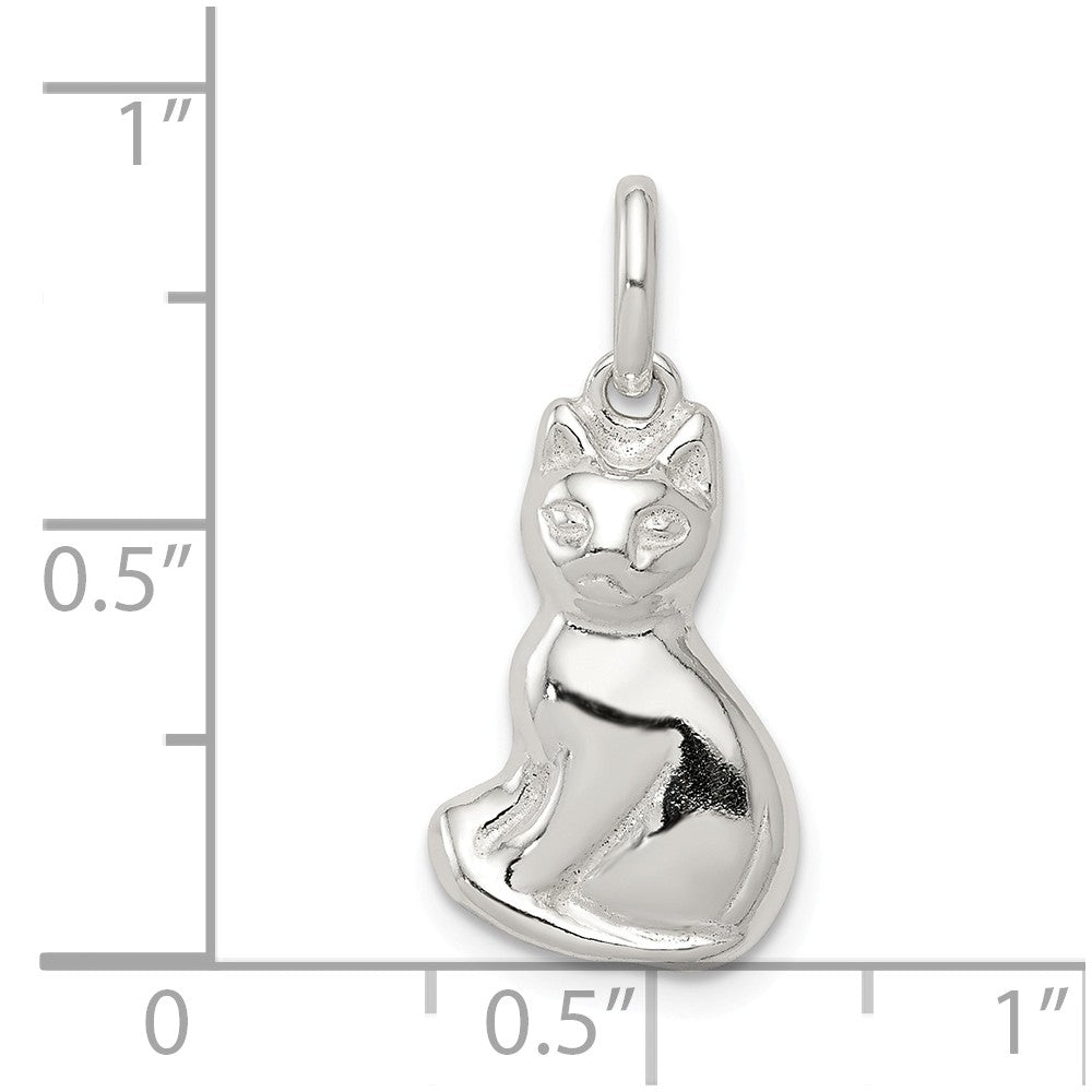 Million Charms 925 Sterling Silver Cat Charm
