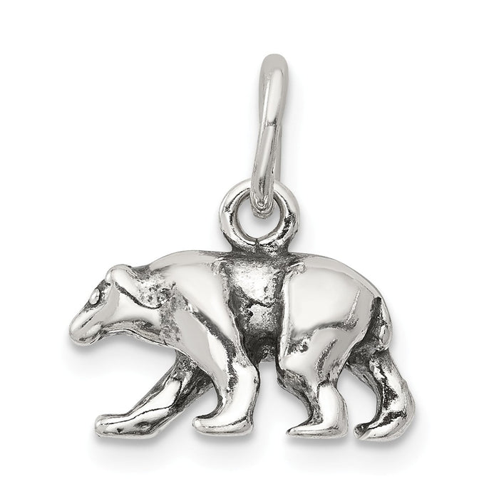 Million Charms 925 Sterling Silver Bear Charm