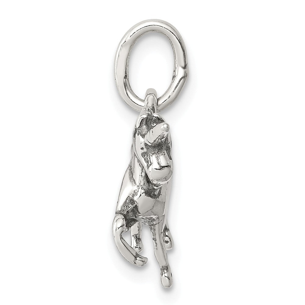 Million Charms 925 Sterling Silver Antiqued Unicorn Charm