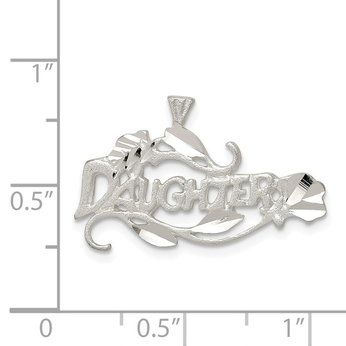 Million Charms 925 Sterling Silver Daughter Charm