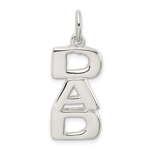 Million Charms 925 Sterling Silver Dad Charm