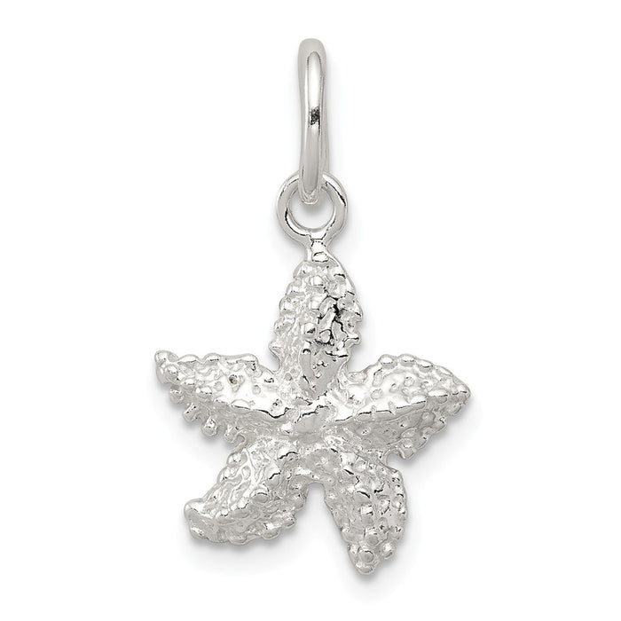 Million Charms 925 Sterling Silver Nautical Starfish Charm