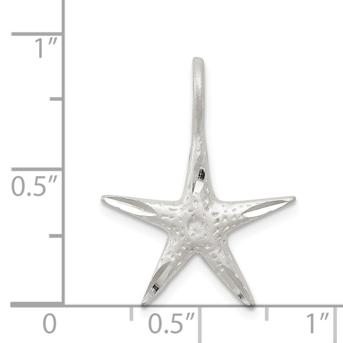 Million Charms 925 Sterling Silver Nautical Starfish Charm