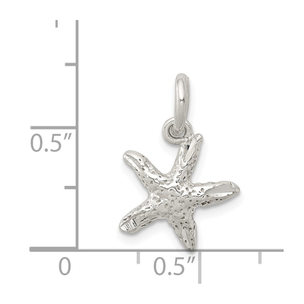 Million Charms 925 Sterling Silver Nautical Starfish Charm