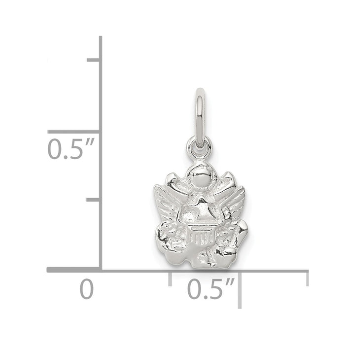 Million Charms 925 Sterling Silver Army Insignia Charm