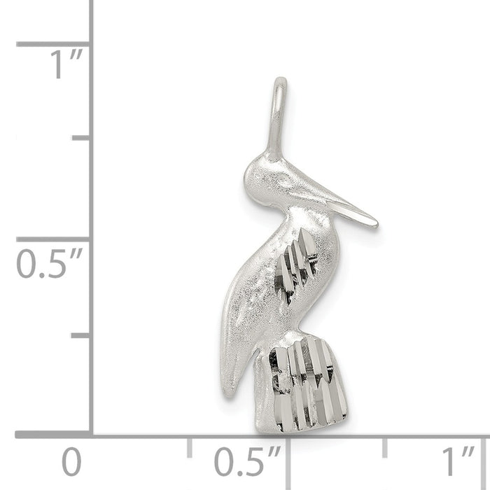 Million Charms 925 Sterling Silver Pelican Charm