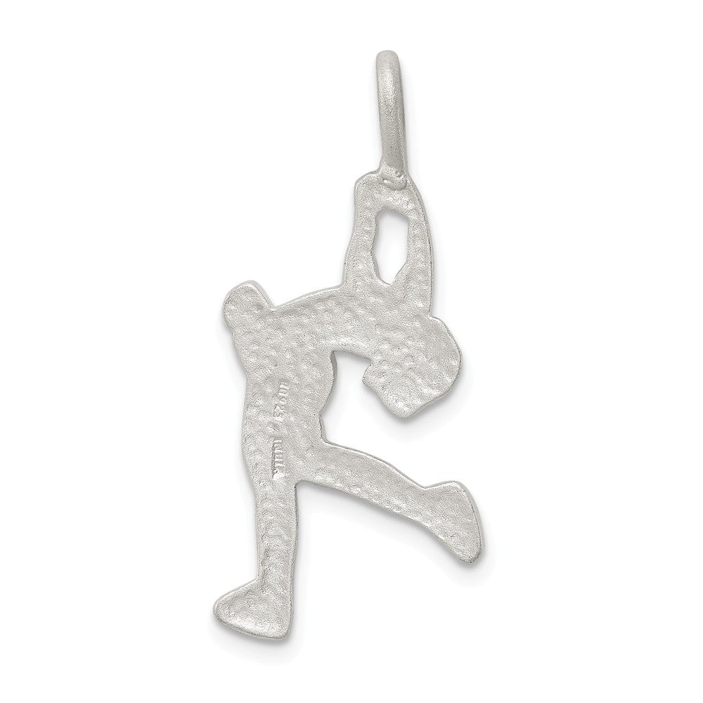 Million Charms 925 Sterling Silver Skater Girl Charm