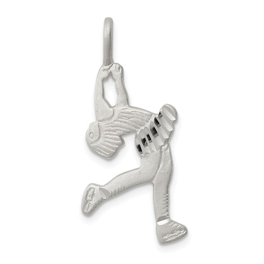 Million Charms 925 Sterling Silver Skater Girl Charm