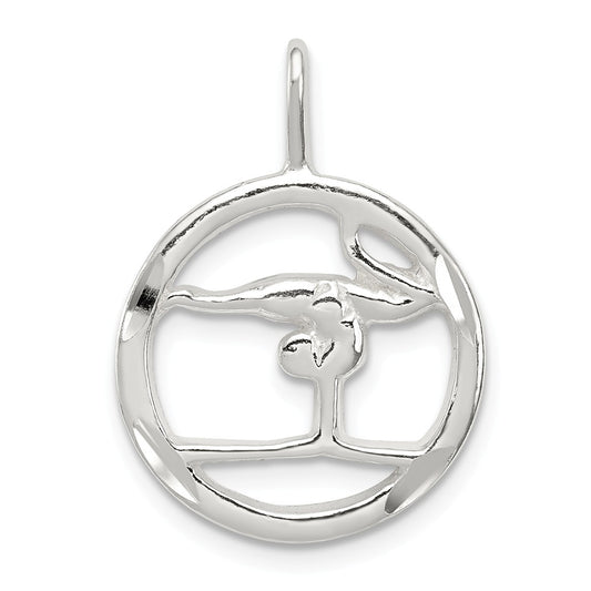 Million Charms 925 Sterling Silver Gymnastics Charm