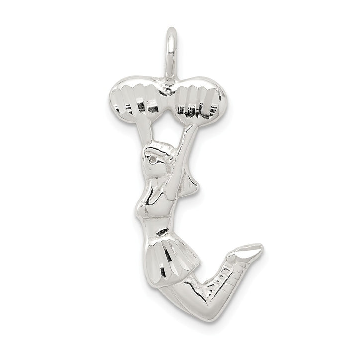 Million Charms 925 Sterling Silver Cheerleader Charm