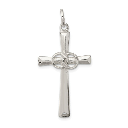 Million Charms 925 Sterling Silver Holy Matrimony Relgious Cross Pendant