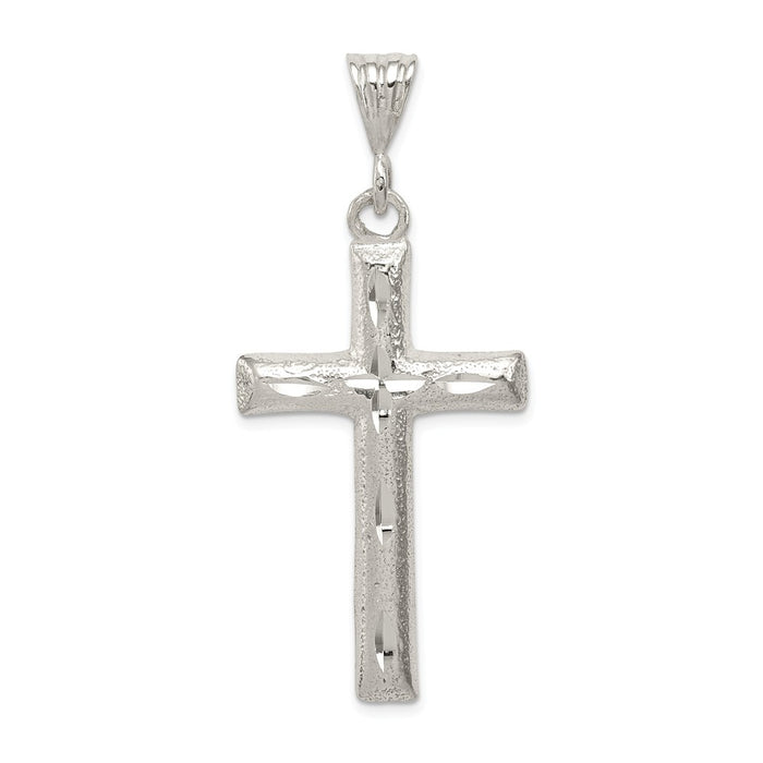 Million Charms 925 Sterling Silver Latin Relgious Cross Pendant