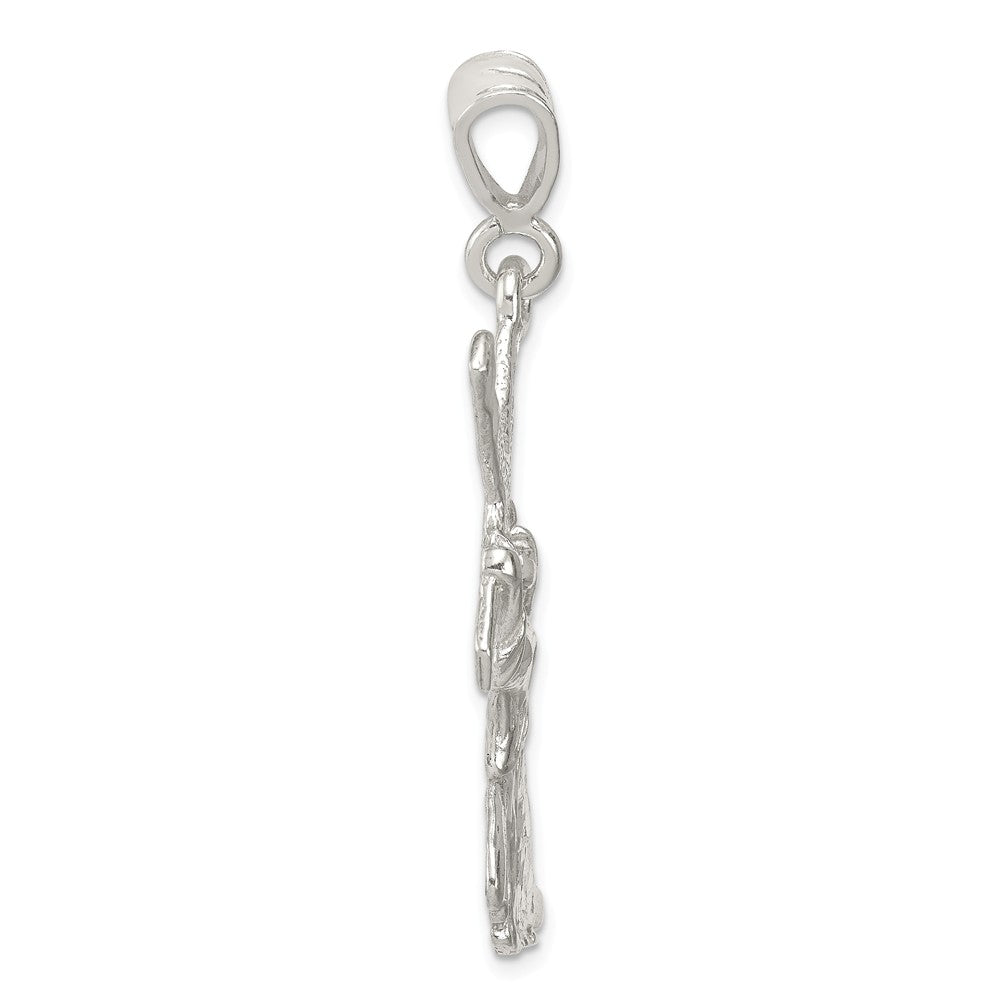 Million Charms 925 Sterling Silver Religious Saint Andrew Relgious Cross Pendant