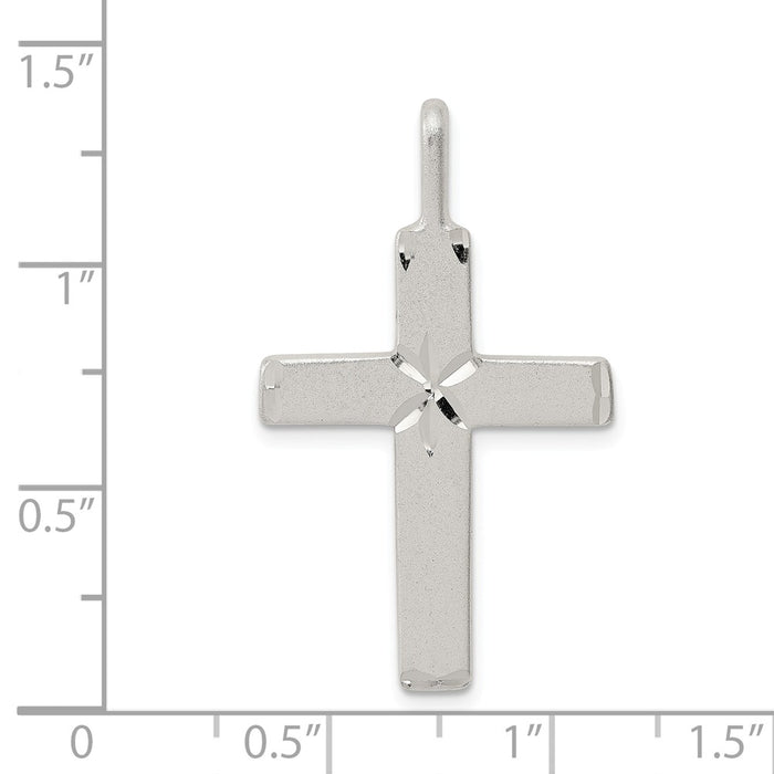 Million Charms 925 Sterling Silver Relgious Cross Pendant