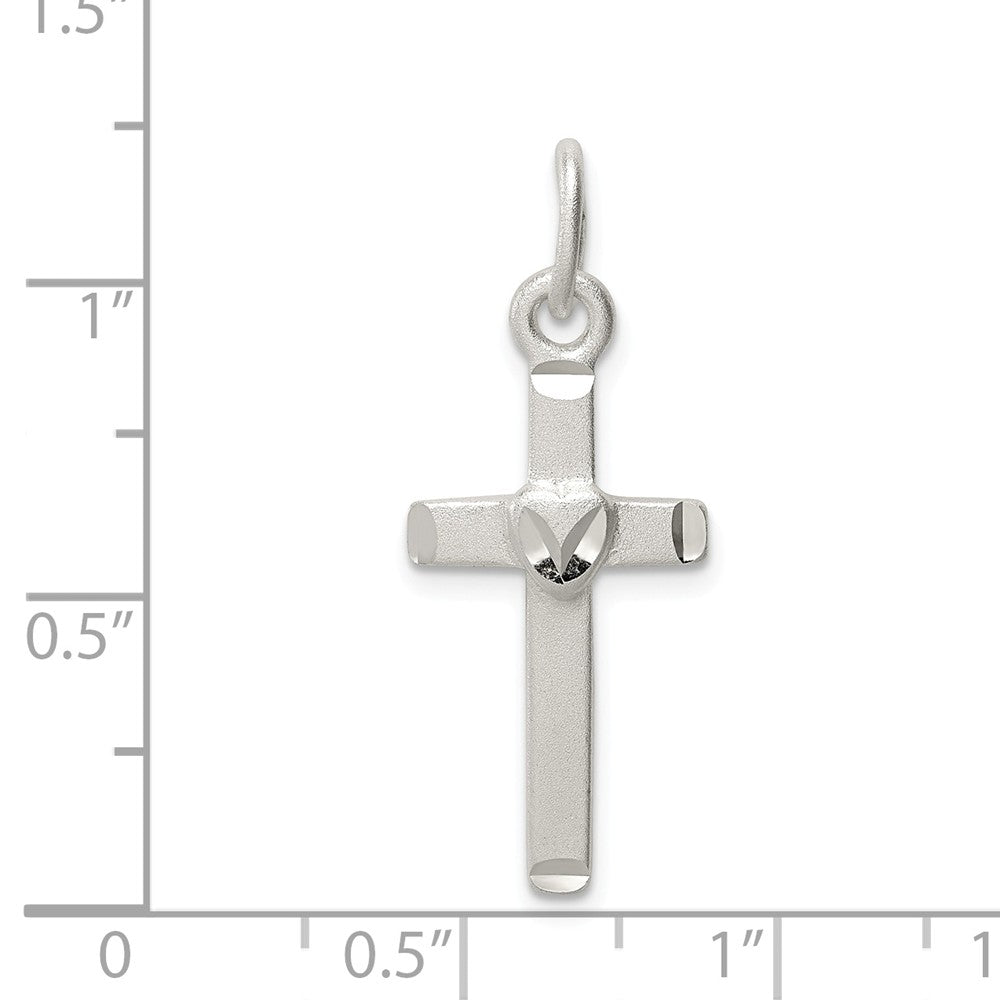 Million Charms 925 Sterling Silver Latin Relgious Cross Pendant