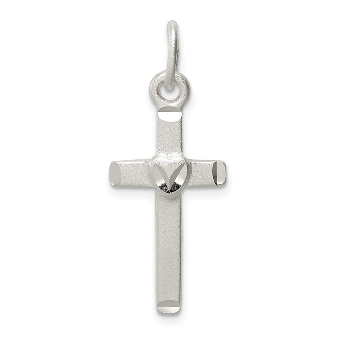 Million Charms 925 Sterling Silver Latin Relgious Cross Pendant