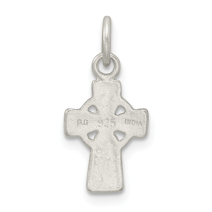 Million Charms 925 Sterling Silver Iona Relgious Cross Charm