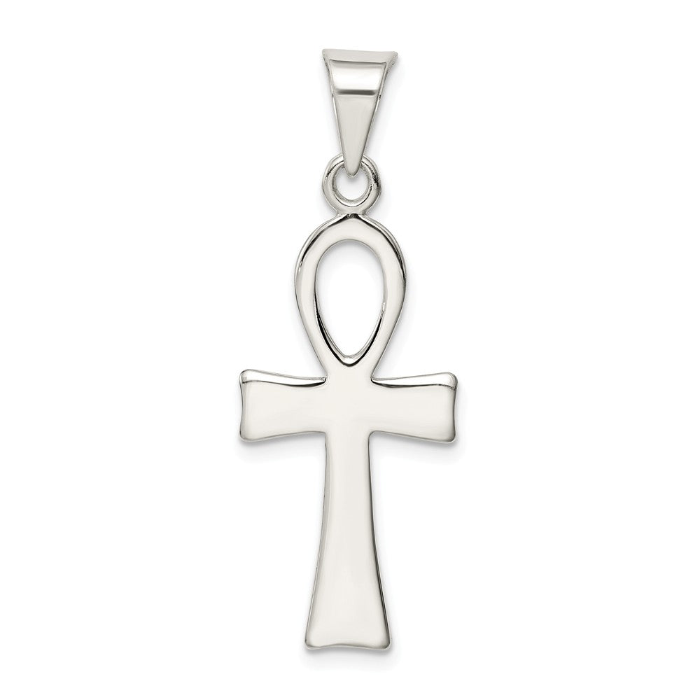 Million Charms 925 Sterling Silver Ankh Relgious Cross Pendant