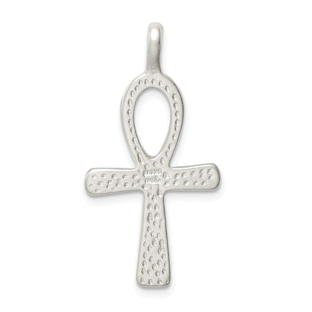 Million Charms 925 Sterling Silver Ankh Relgious Cross Pendant