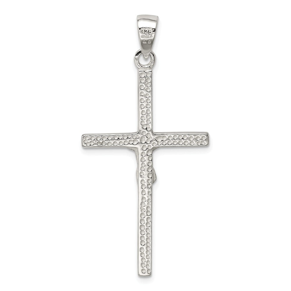 Million Charms 925 Sterling Silver Polished Relgious Crucifix Pendant