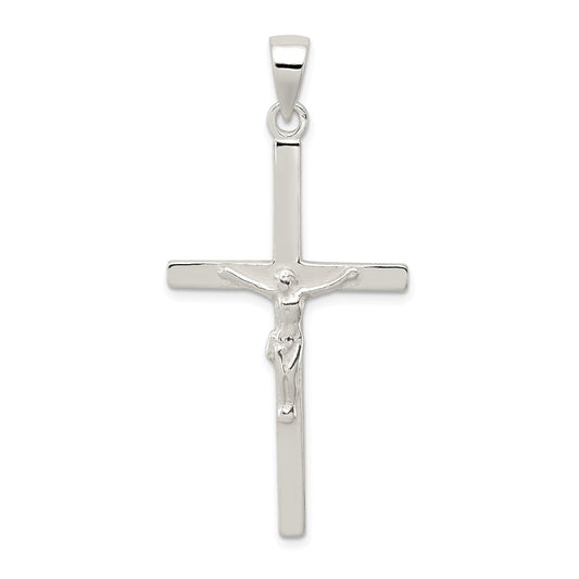 Million Charms 925 Sterling Silver Polished Relgious Crucifix Pendant