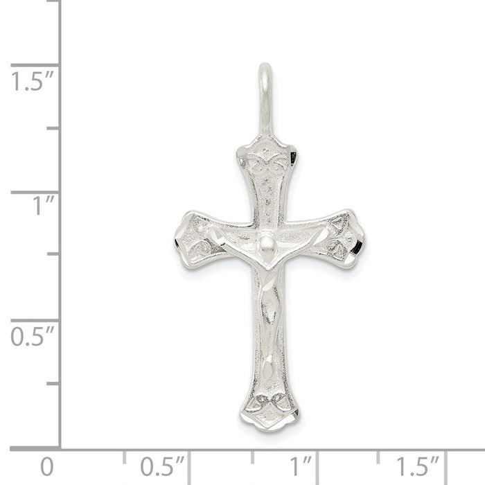 Million Charms 925 Sterling Silver Relgious Crucifix Pendant