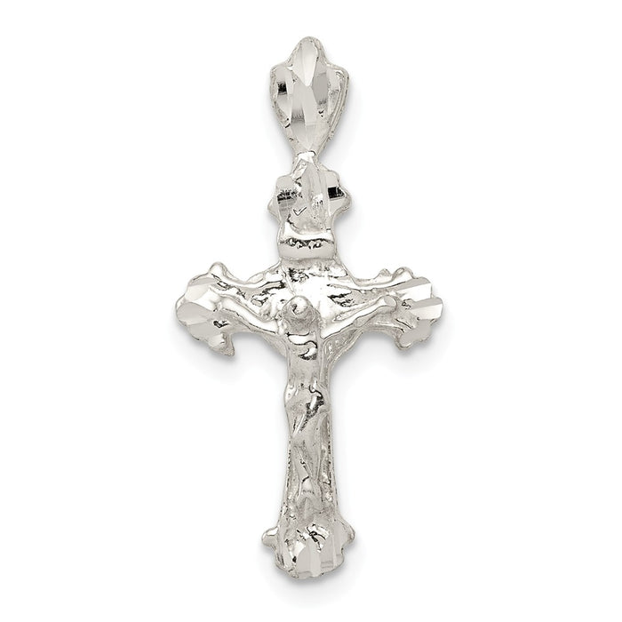 Million Charms 925 Sterling Silver Inri Relgious Crucifix Pendant