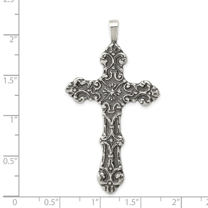 Million Charms 925 Sterling Silver Relgious Cross Pendant