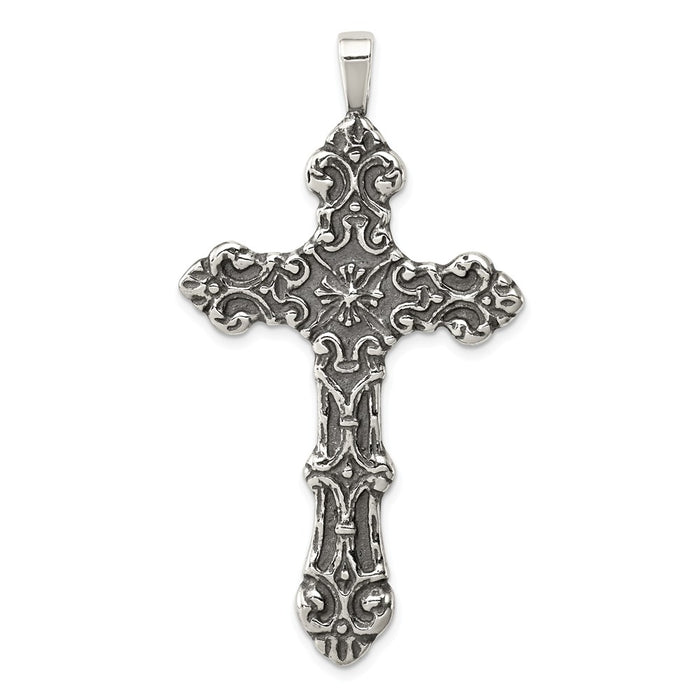 Million Charms 925 Sterling Silver Relgious Cross Pendant