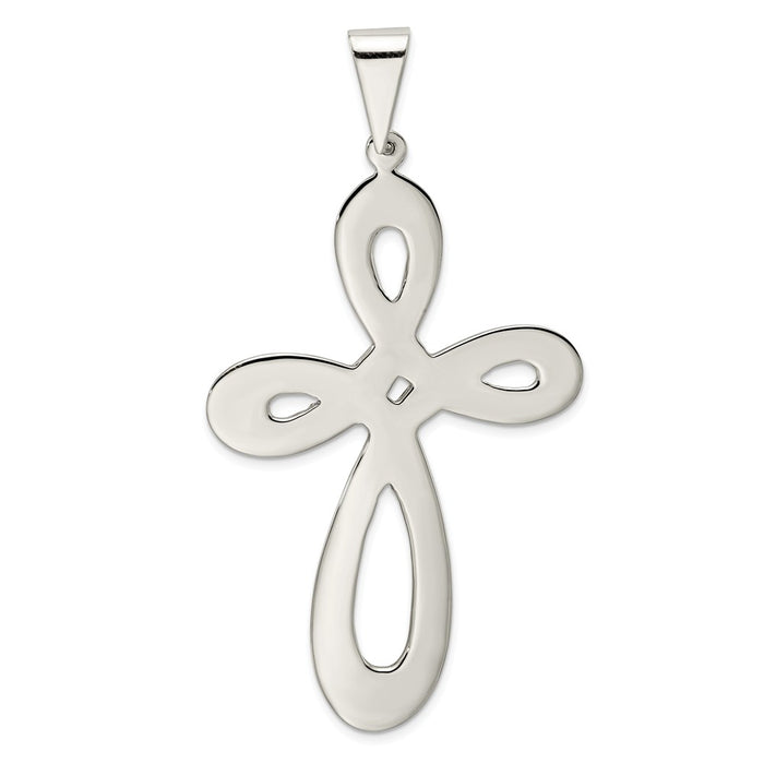 Million Charms 925 Sterling Silver Relgious Cross Pendant