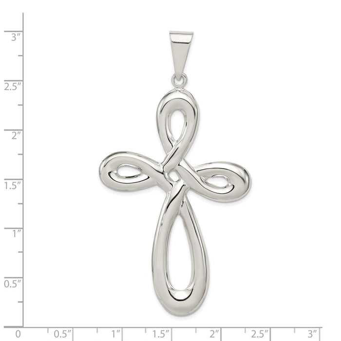 Million Charms 925 Sterling Silver Relgious Cross Pendant