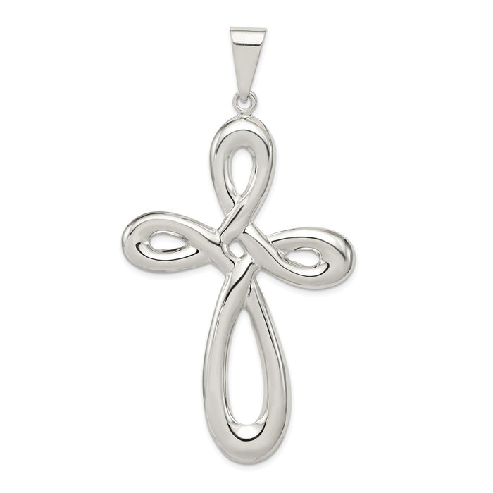 Million Charms 925 Sterling Silver Relgious Cross Pendant