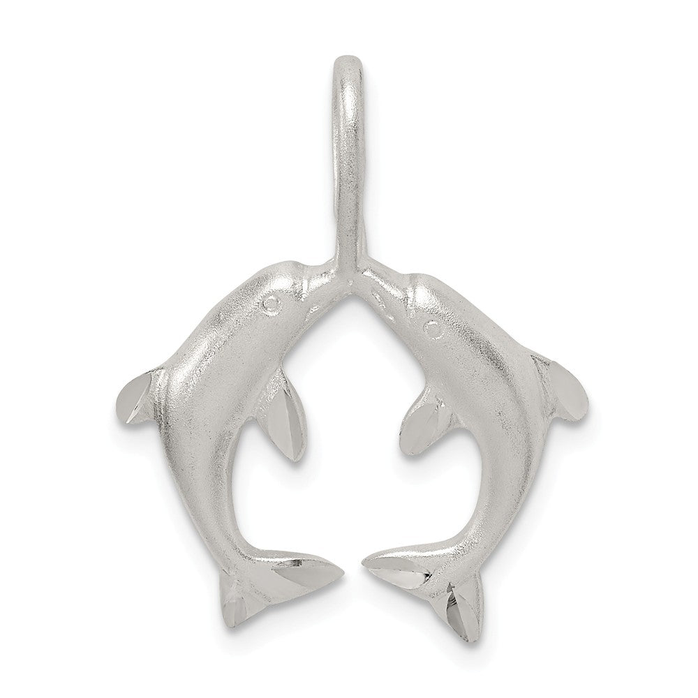 Million Charms 925 Sterling Silver Dolphins Charm