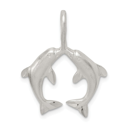 Million Charms 925 Sterling Silver Dolphins Charm