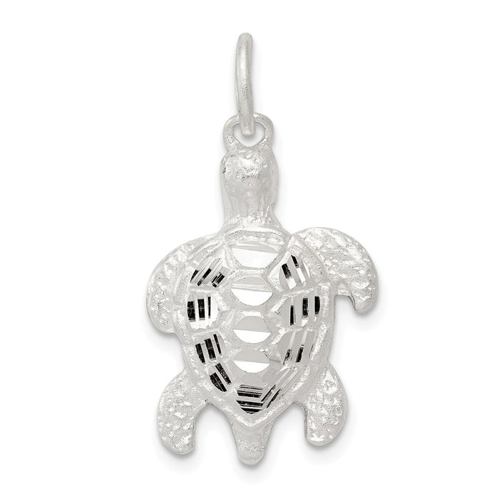 Million Charms 925 Sterling Silver Turtle Charm