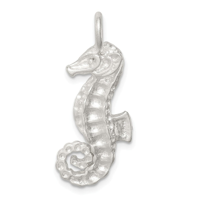 Million Charms 925 Sterling Silver Nautical Seahorse Charm