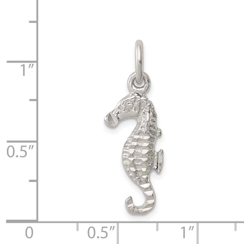 Million Charms 925 Sterling Silver Nautical Seahorse Charm
