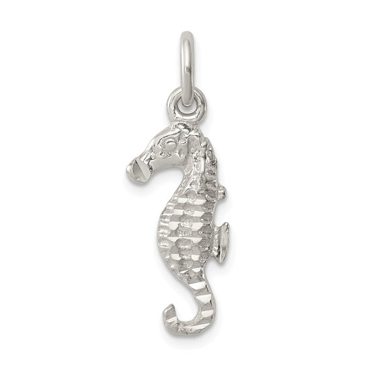 Million Charms 925 Sterling Silver Nautical Seahorse Charm