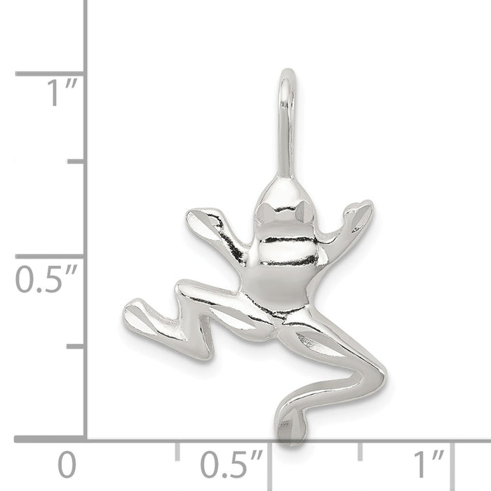 Million Charms 925 Sterling Silver Frog Charm