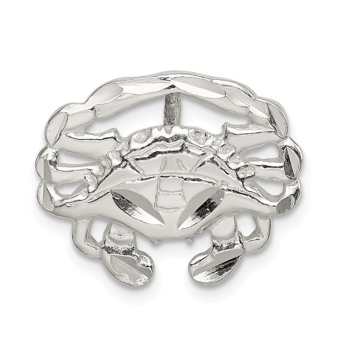 Million Charms 925 Sterling Silver Crab Slide Charm