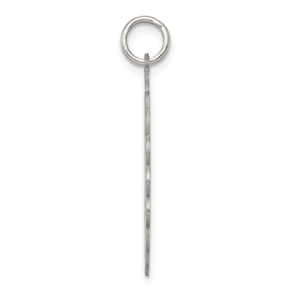 Million Charms 925 Sterling Silver Rhodium-Plated A Date To Remember Disc Charm