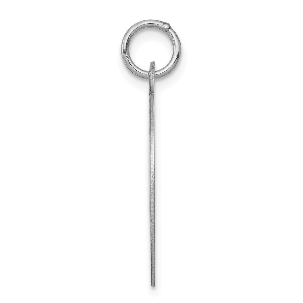 Million Charms 925 Sterling Silver Rhodium-Plated Happy Anniversary Milestone Disc Charm