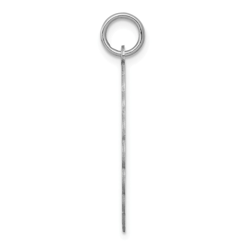 Million Charms 925 Sterling Silver Rhodium-Plated Happy Anniversary Milestone Disc Charm