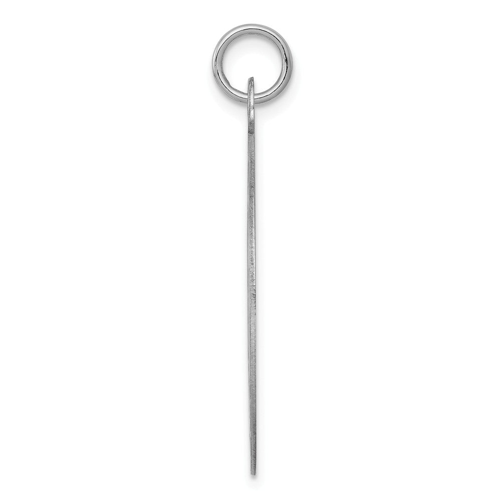 Million Charms 925 Sterling Silver Rhodium-Plated Happy Anniversary Milestone Disc Charm
