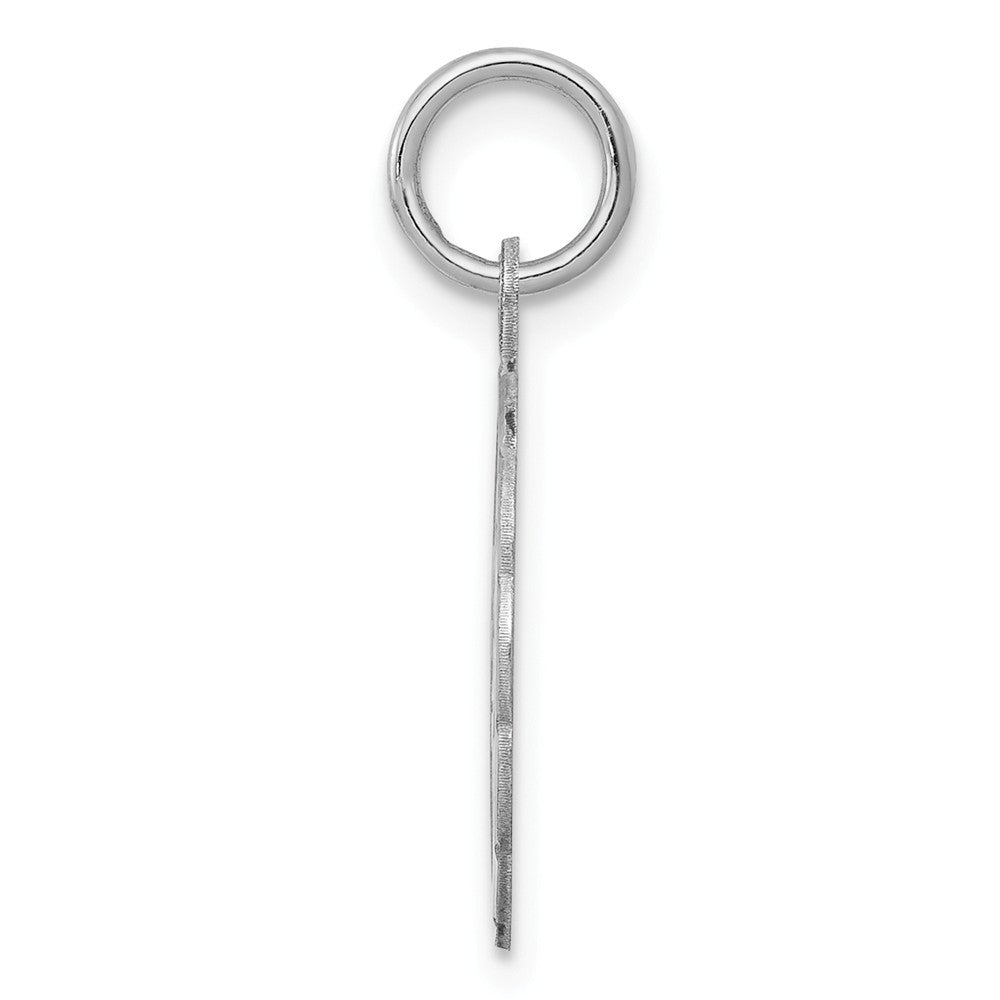 Million Charms 925 Sterling Silver Rhodium-Plated Graduation Day Disc Charm