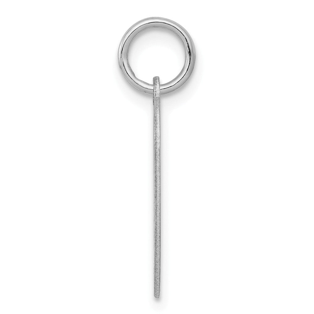 Million Charms 925 Sterling Silver Rhodium-Plated On Graduation Day Heart Disc Charm