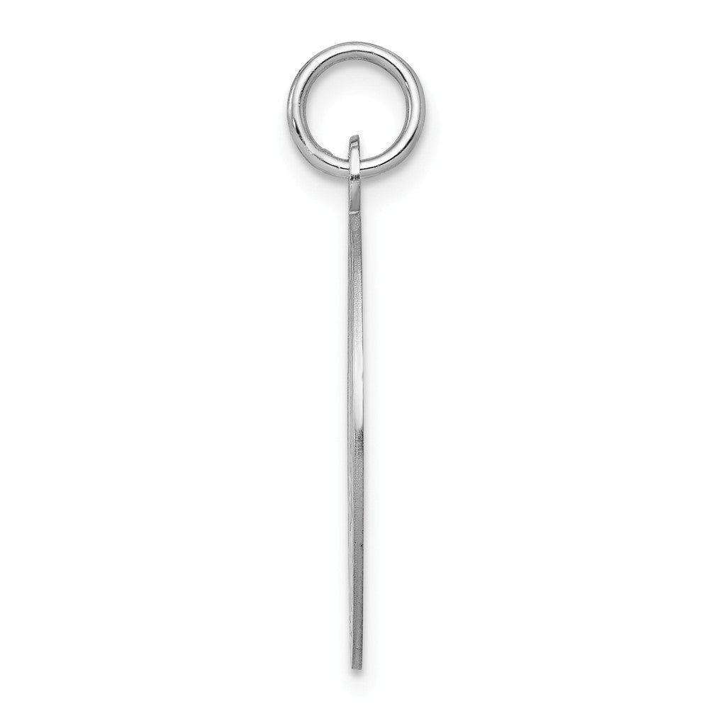 Million Charms 925 Sterling Silver Rhodium-Plated Graduation Day Disc Charm