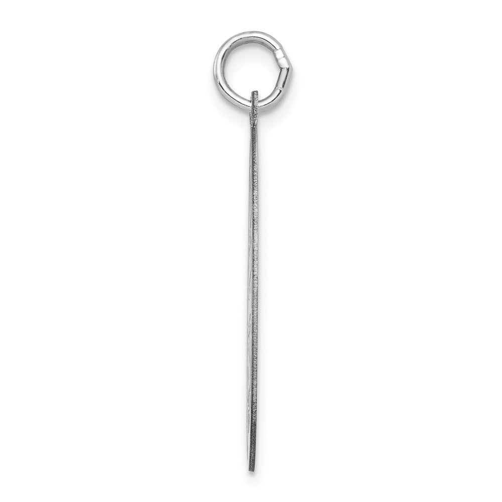 Million Charms 925 Sterling Silver Rhodium-Plated On Graduation Day Disc Charm
