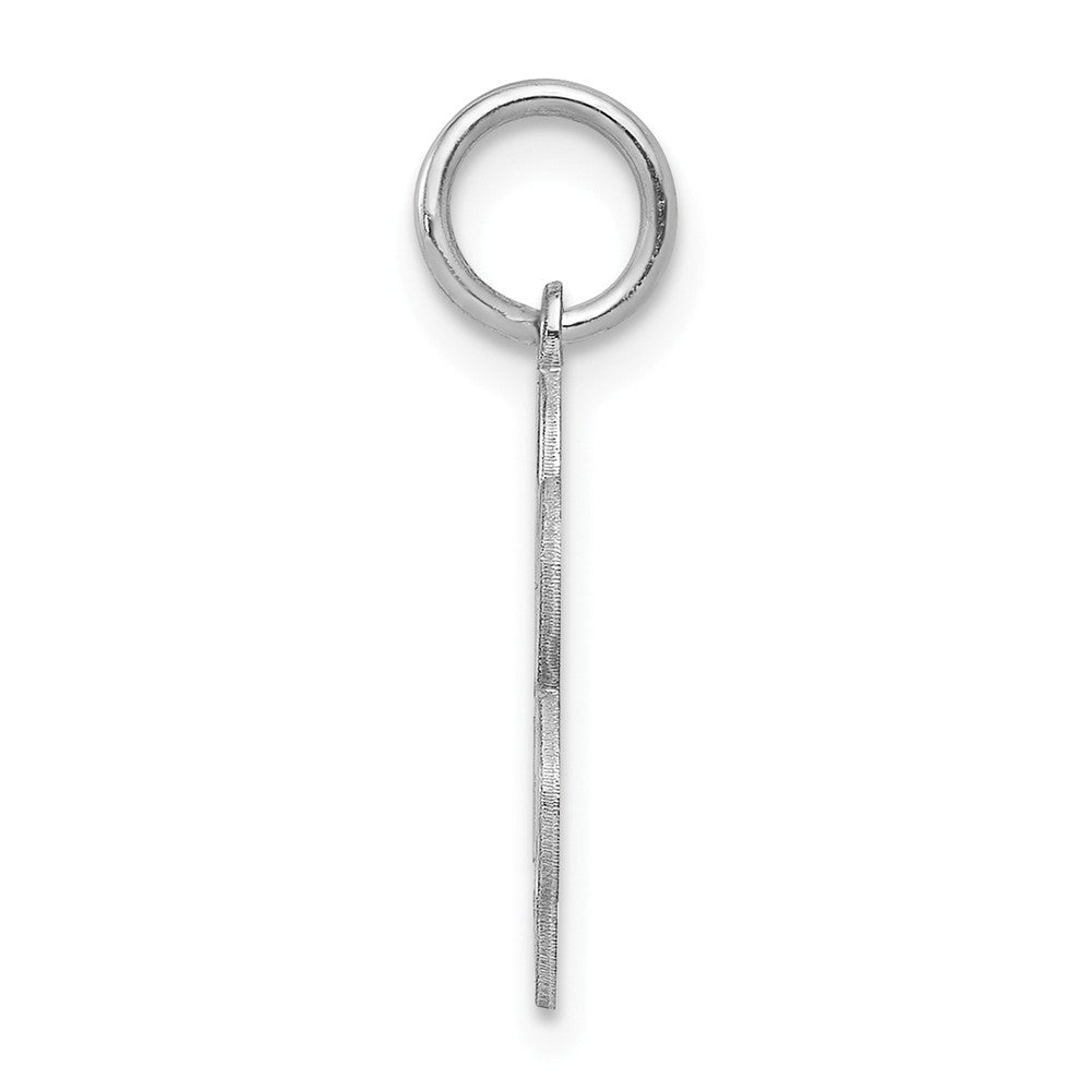 Million Charms 925 Sterling Silver Rhodium-Plated Sweet Sixteen Disc Charm